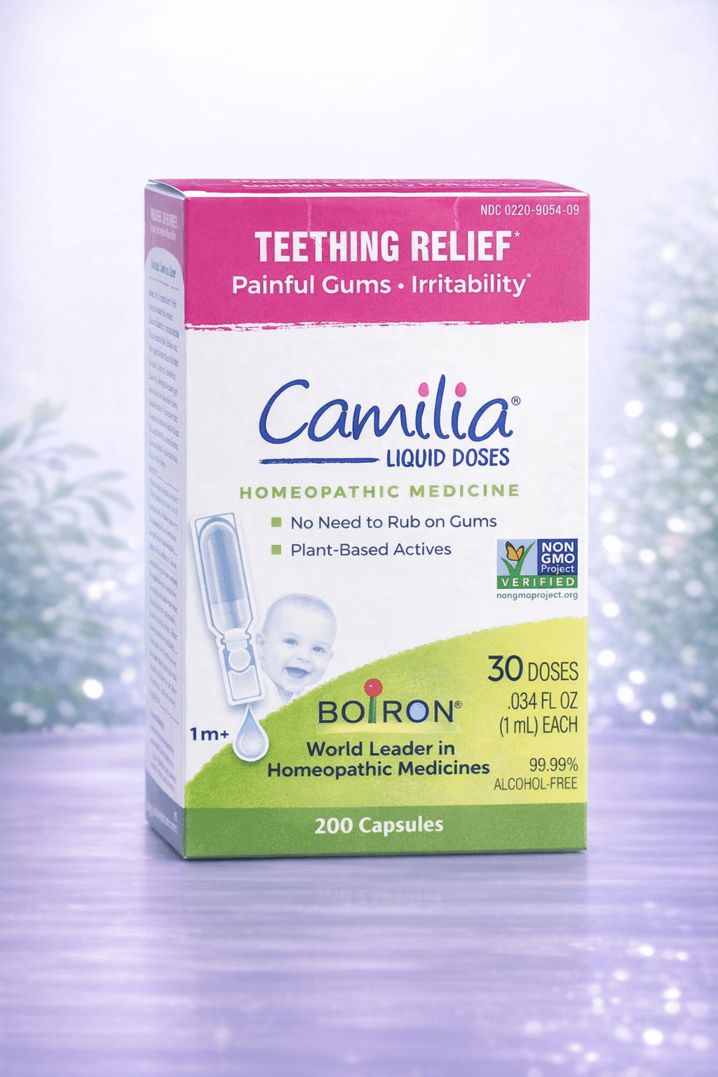 Boiron, Camilia®, Teething Relief, 1 Month+, 30 Doses, 0.034 fl oz (1 ml) Each– Tish chiqishidagi og‘riqlarni qoldiruvchi 30pcs