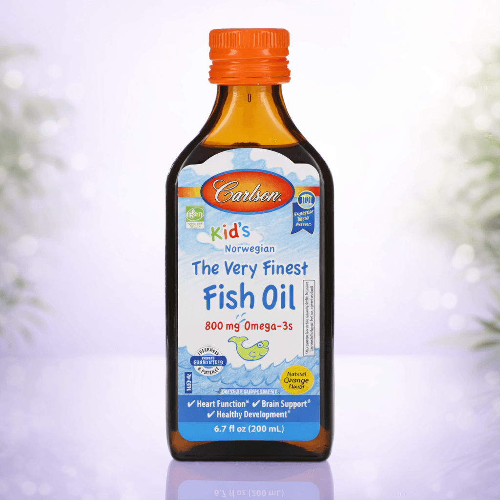Carlson, Kid's, Norwegian, The Very Finest Fish Oil, Natural Orange, 6.7 fl oz (2,300 mg per Serving)– Bolalar uchun suyuq baliq yog'I 200ml
