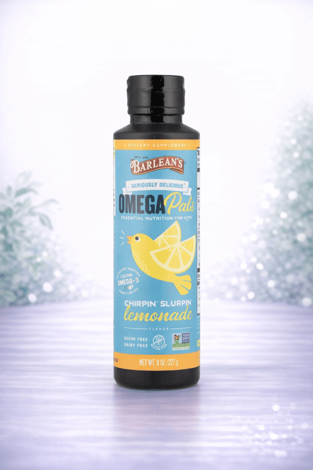 Barlean's, Seriously Delicious® Omega Pals, Chirpin' Slurpin' Lemonade , 8 oz (227 g)