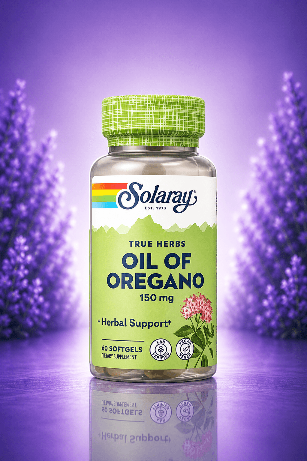 Solaray, True Herbs, Oil of Oregano, 150 mg, 60 Softgels