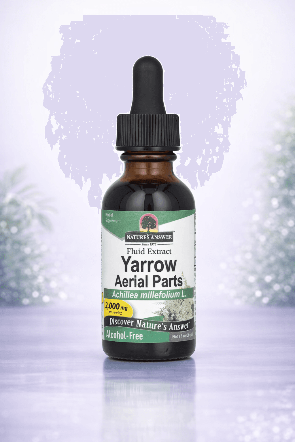 Nature's Answer, Yarrow Aerial Parts, Alcohol-Free, 2,000 mg, 1 fl oz (30 ml)