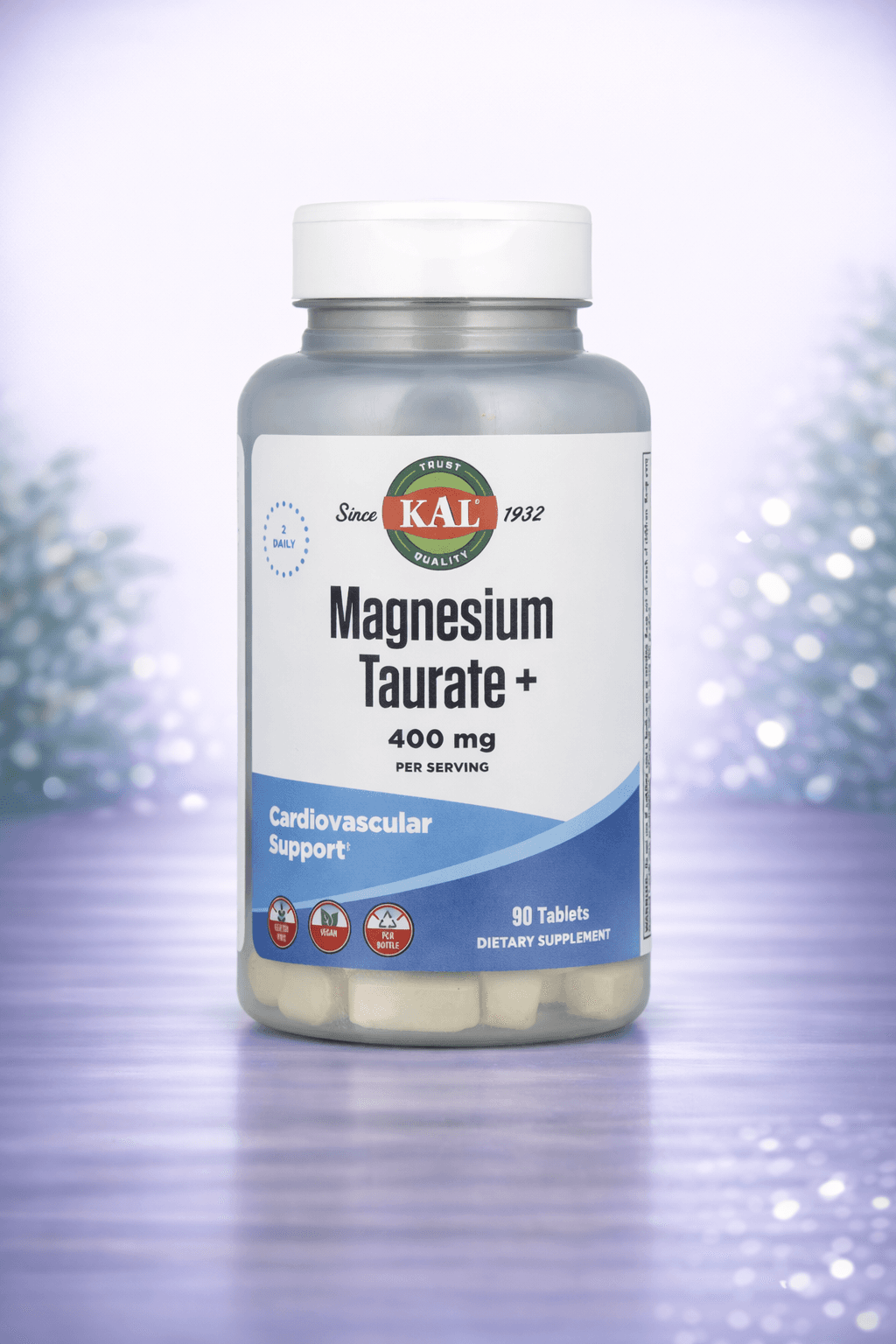 Kal Magnesium Taurate + – Yurak va uyqu uchun magniy 90pcs