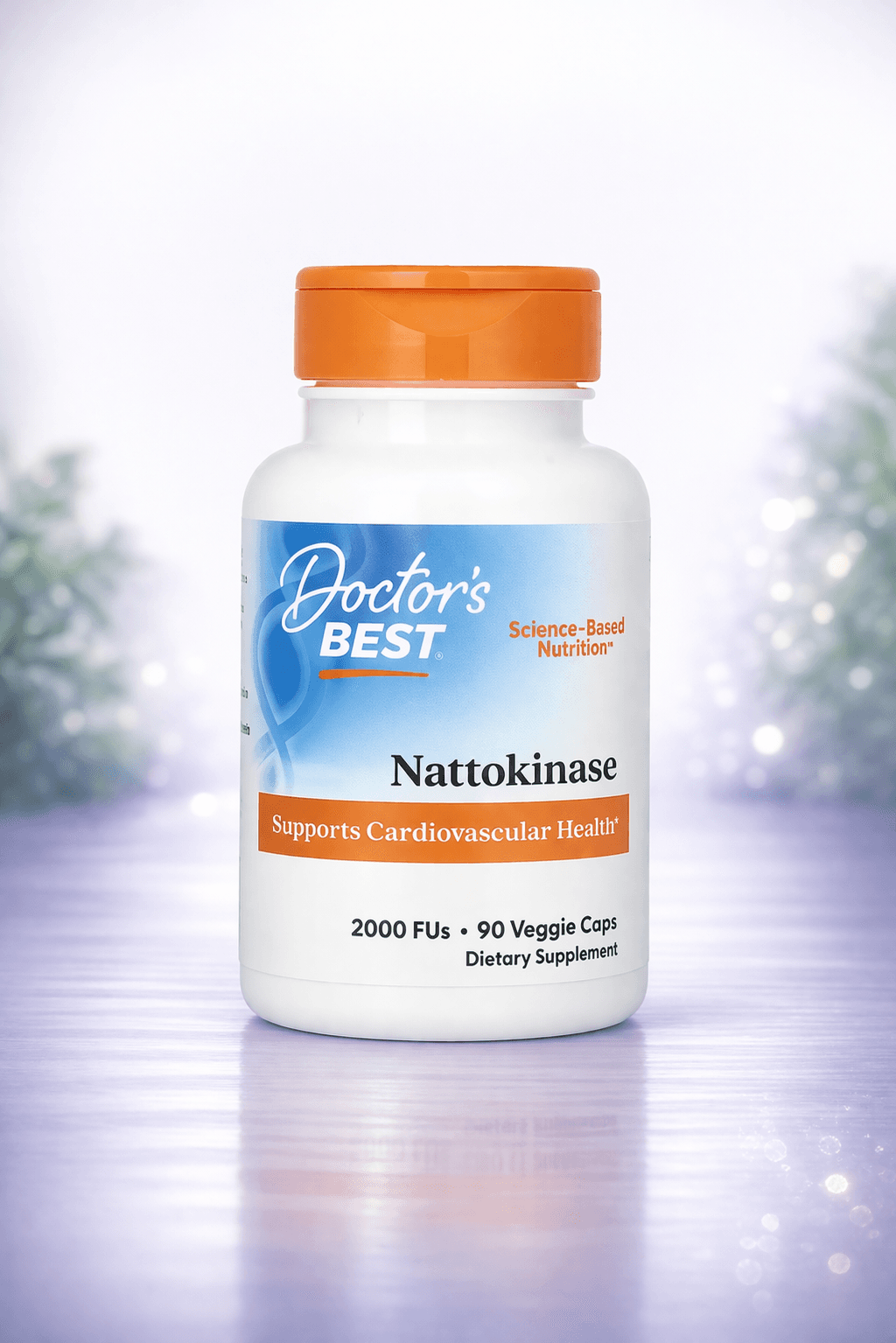 Doctor's Best, Nattokinase, 2,000 FUs, 90 Veggie Caps – Qon aylanishi va tomirlarni tozalash