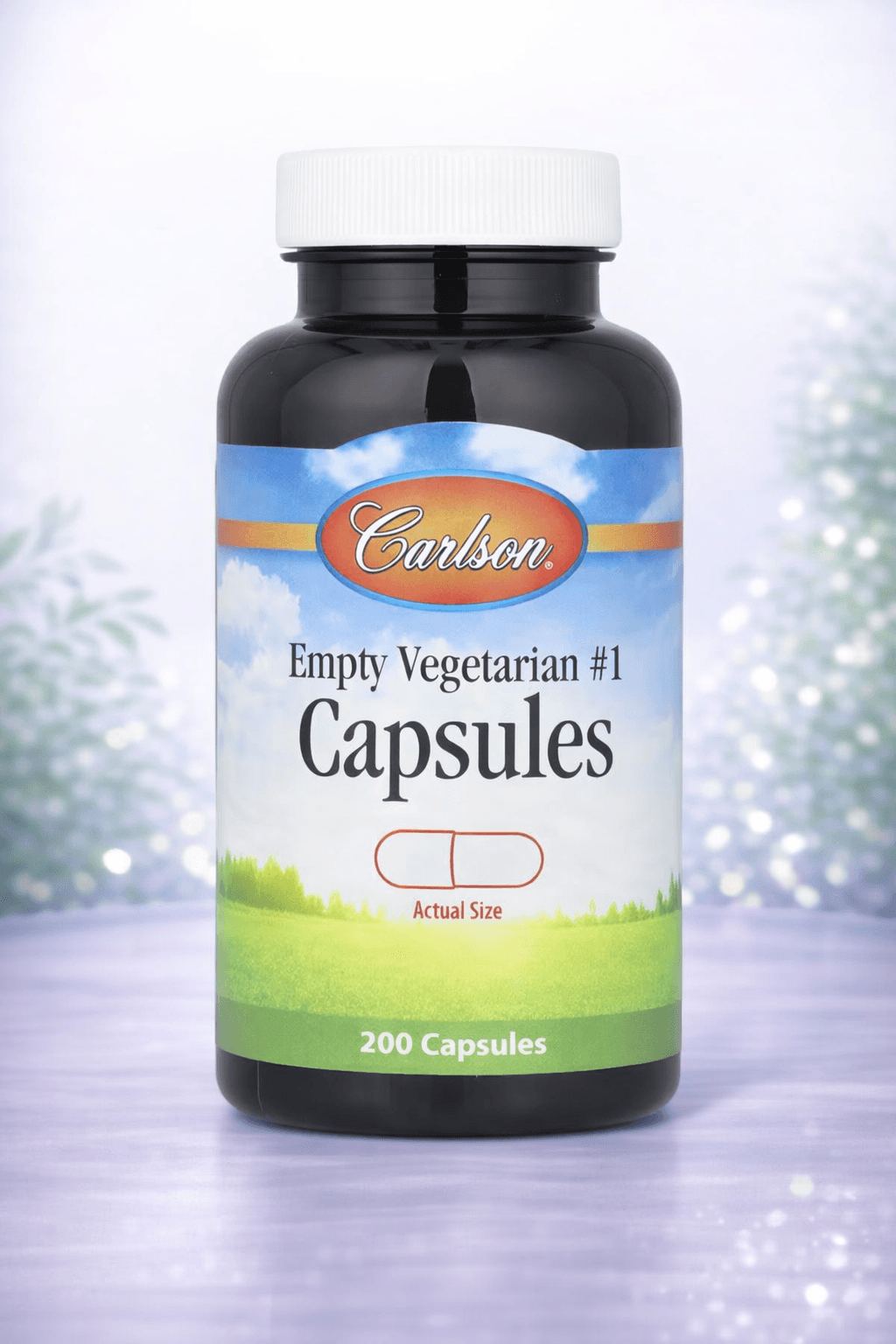 Carlson, Empty Vegetarian #1 Capsules, 200 Capsules