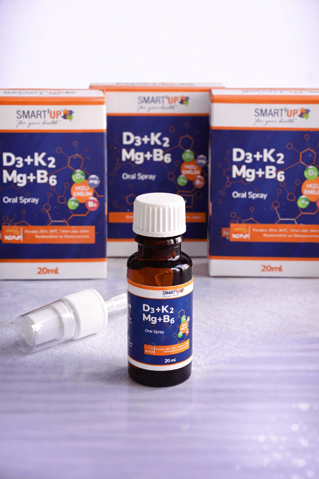 Smart Up D3+K2+Mg+B6 – To‘rtlik kompleks (Suyak va asab)