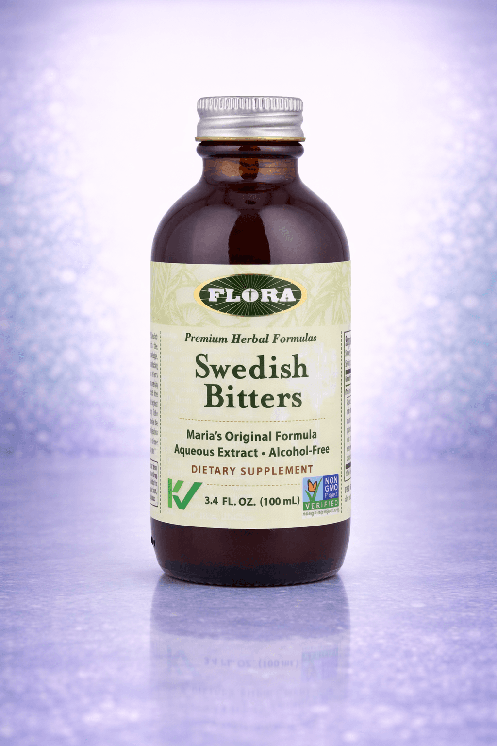 Flora, Swedish Bitters, Alcohol-Free, 3.4 fl oz – Shved achchiq o't damlamasi 100ml