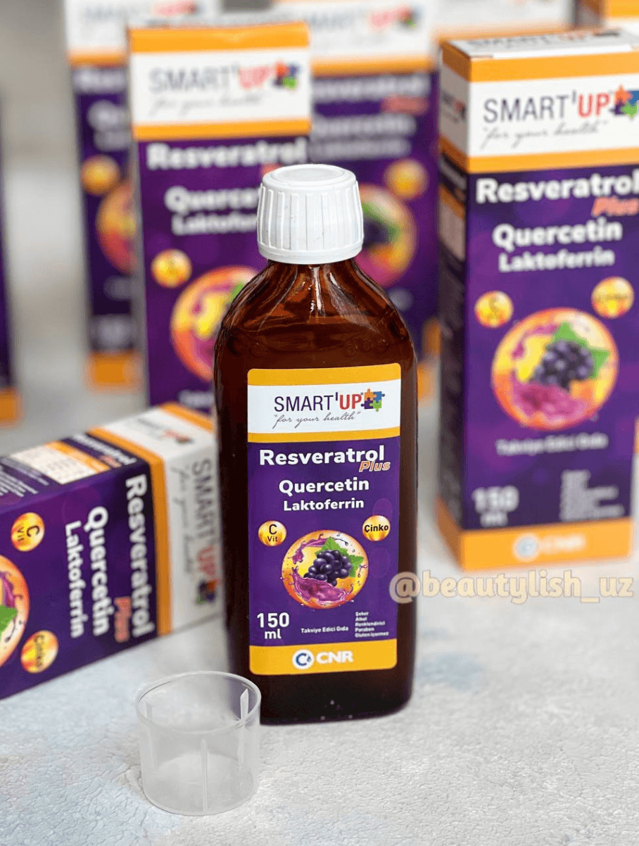 Smart'Up Resveratrol plus Quercetin Laktoferrin 150ml