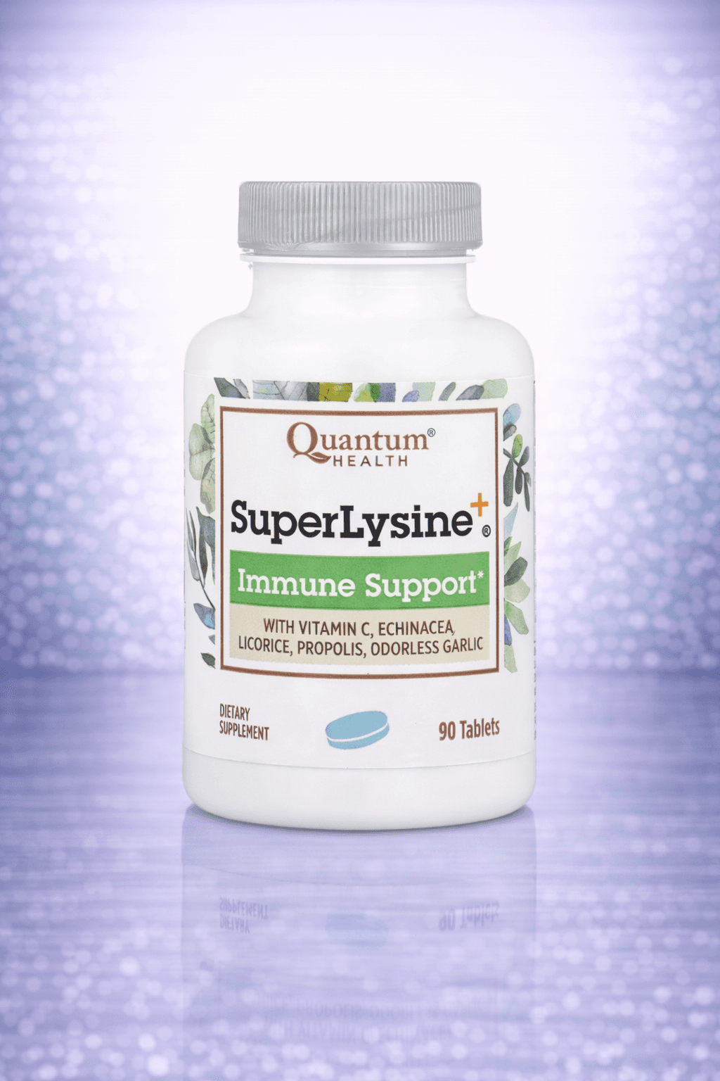 Quantum Health, SuperLysine+®, Immune Support, – Viruslarga qarshi immun kompleksi 90pcs