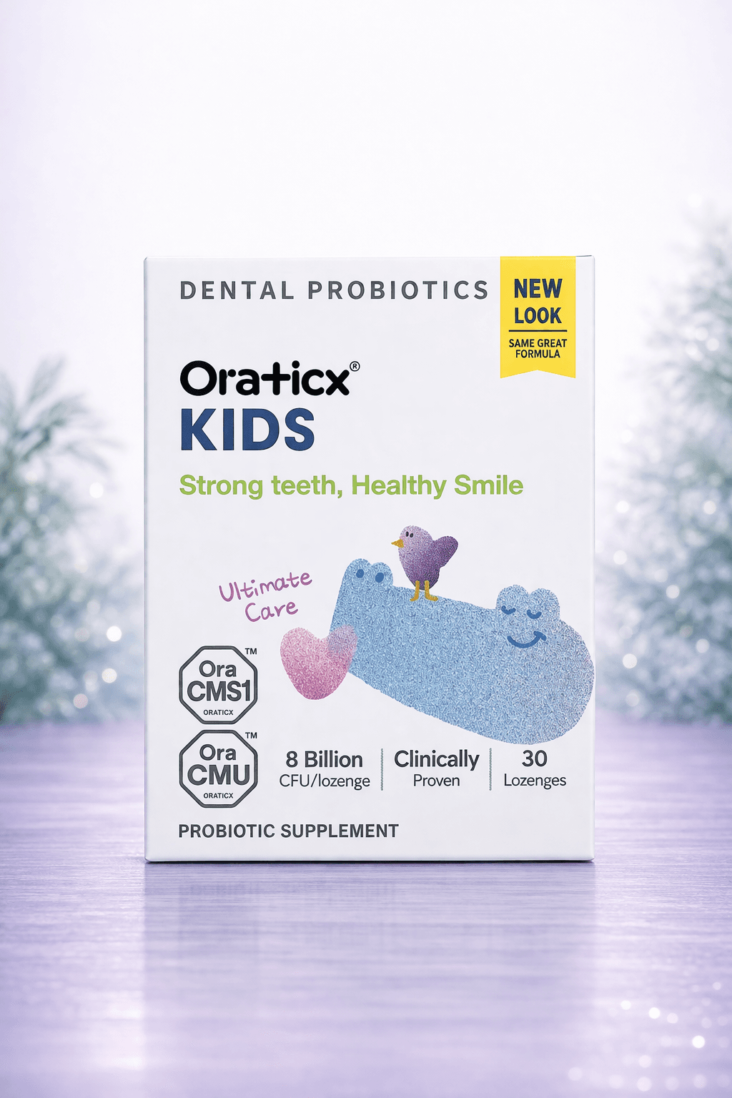 Oraticx, Kids, Dental Probiotics, Yogurt, 30 Lozenges