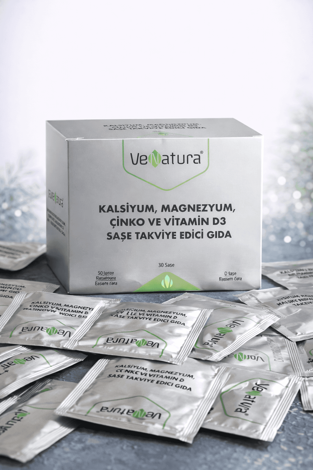 Venatura Kalsiyum Magnezyum cinko vitamin d3 30 pcs - Актив формада Кальций + Магний + Цинк ва Витамин Д3