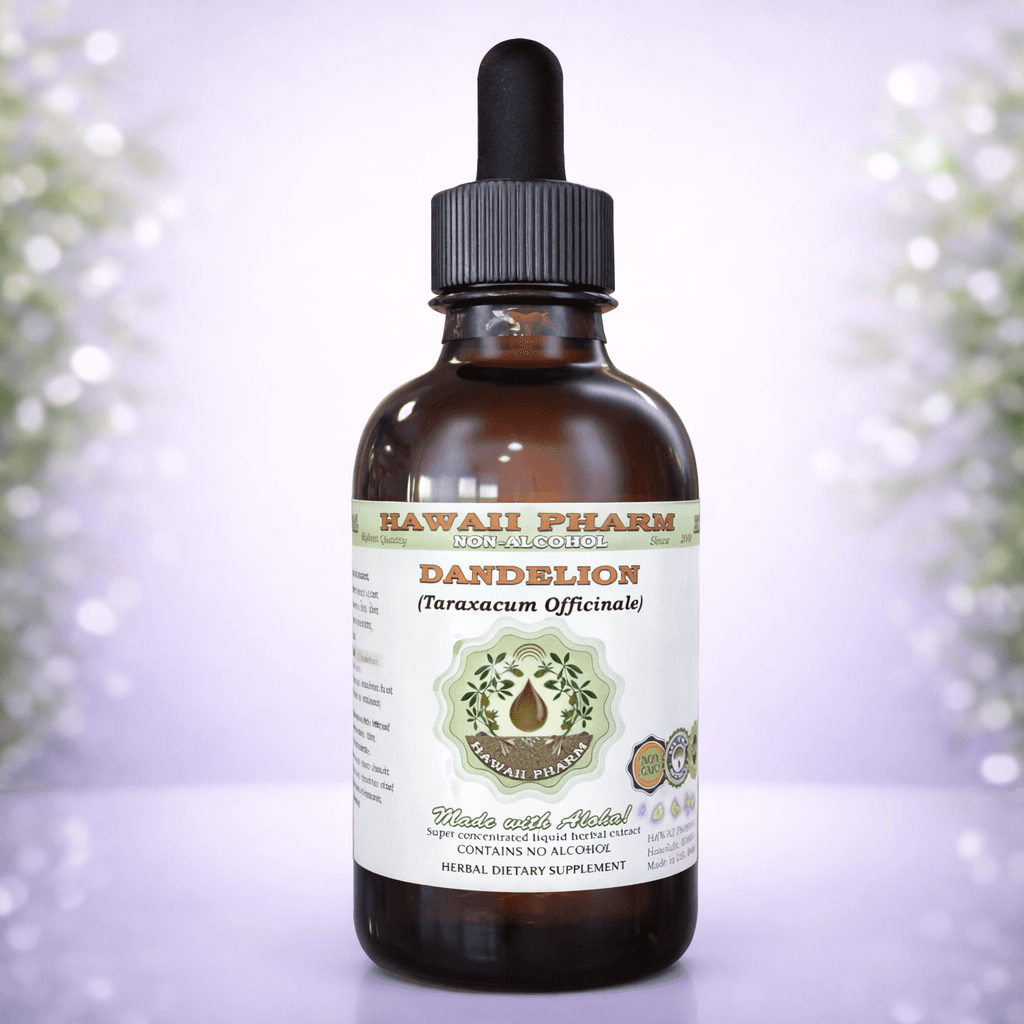 Dandelion Alcohol-FREE Liquid Extract, Organic Dandelion (Taraxacum Officinale) Dried Leaf Glycerite