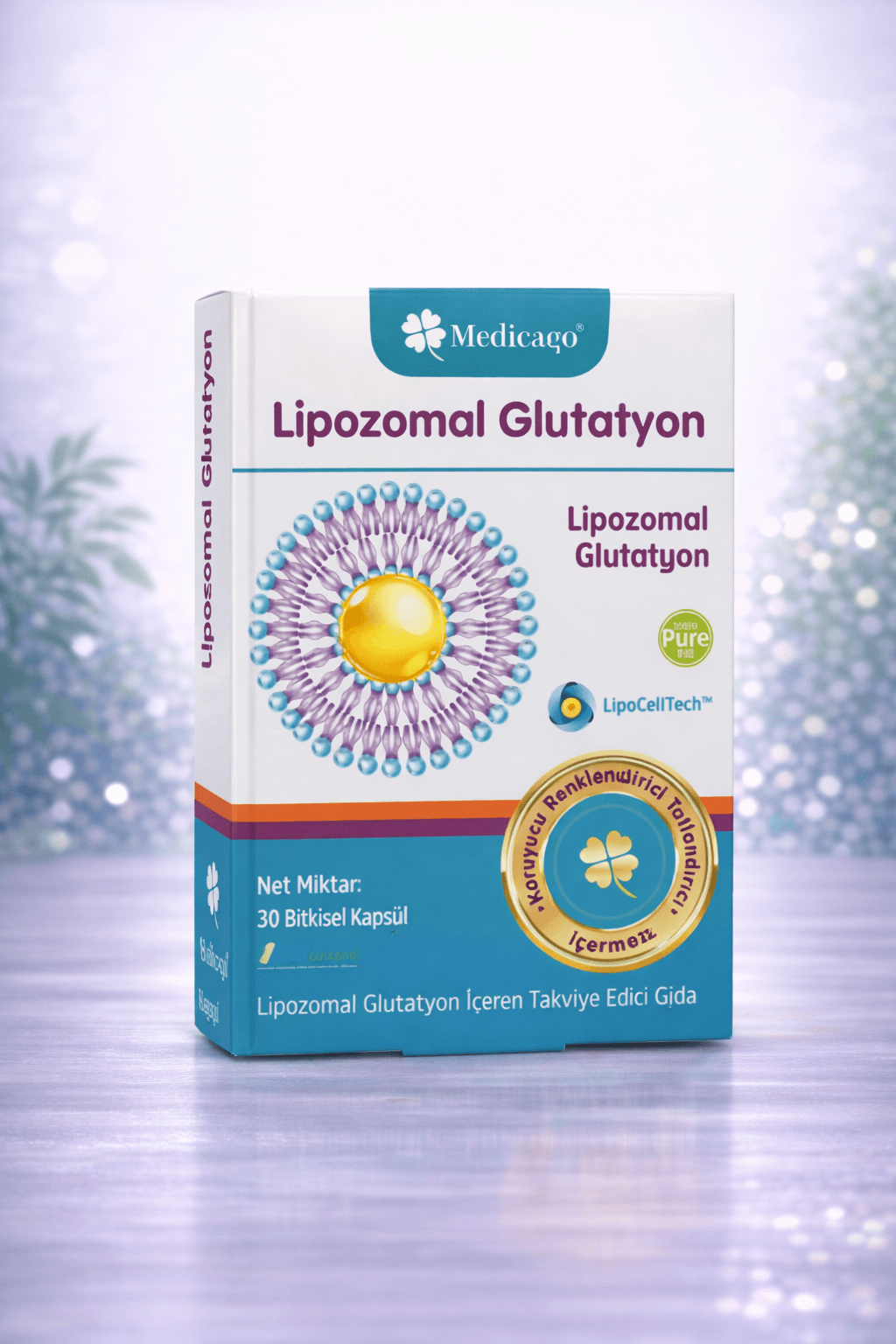 Medicago Lipozomal Glutatyon – Kuchli anti-aging va detoks