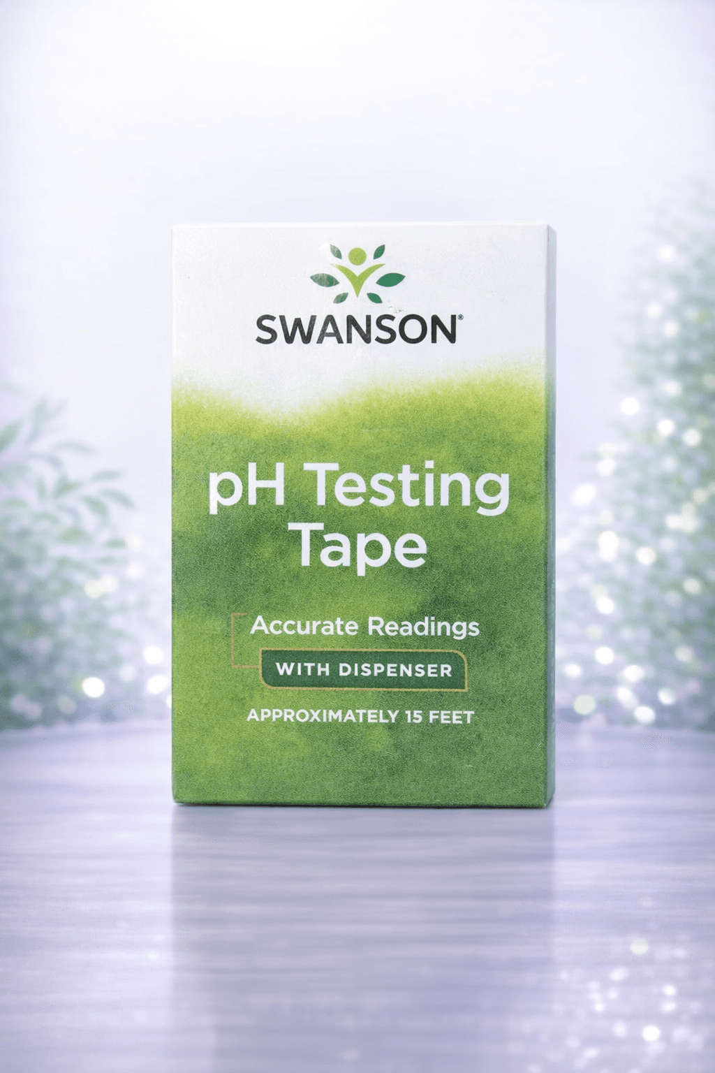 Swanson, pH Testing Tape with Dispenser, Approximately 15 Feet – Tana kislotaliligini o‘lchash (lakmus) – Tana kislotaliligini o‘lchash (lakmus)