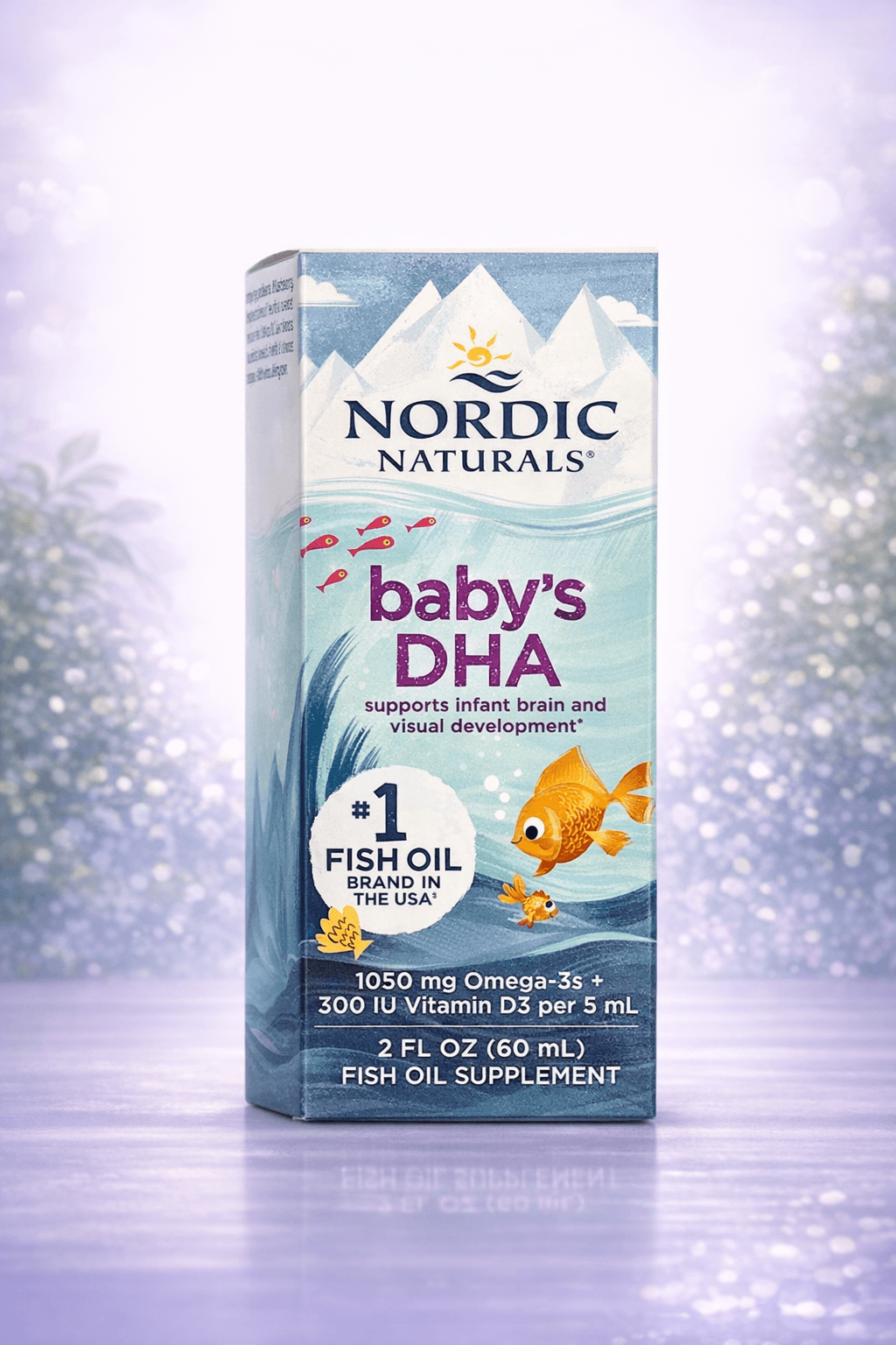 Nordic Naturals, Baby's DHA, 2 fl oz (60 ml)-Chaqaloqlar uchun OMEGA-3