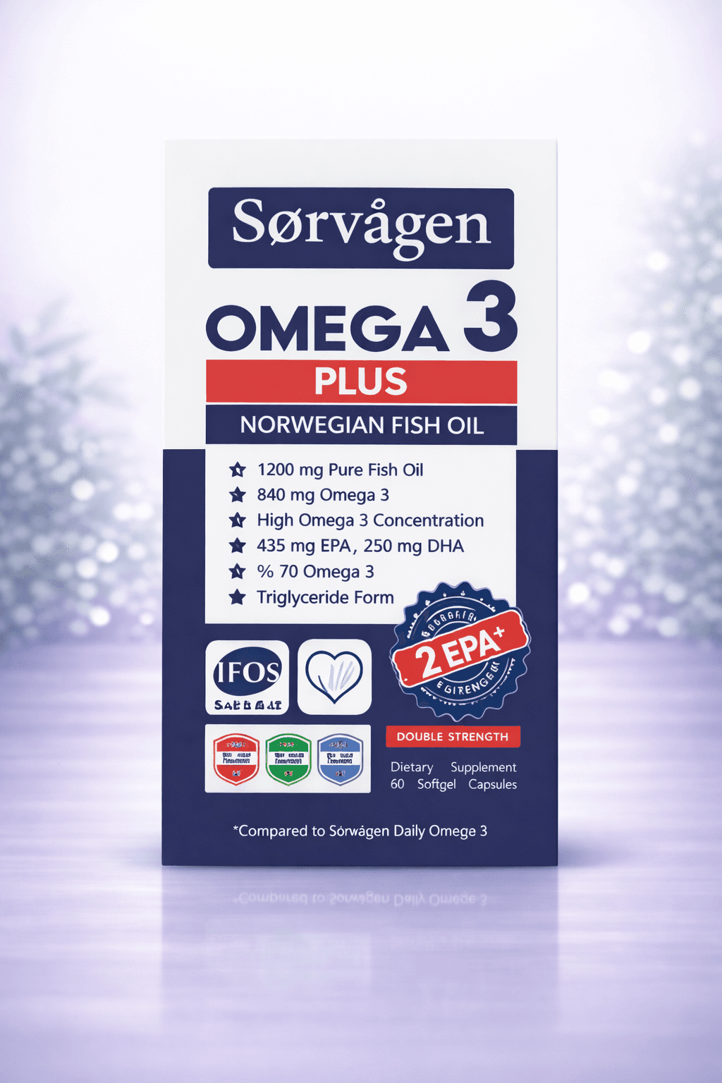 Sorvagen Omega3 plus 60 pcs