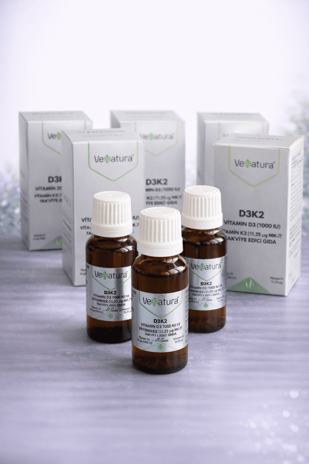 Venatura D3+K2 (1000 IU) – Suyak o‘sishi va immunitet