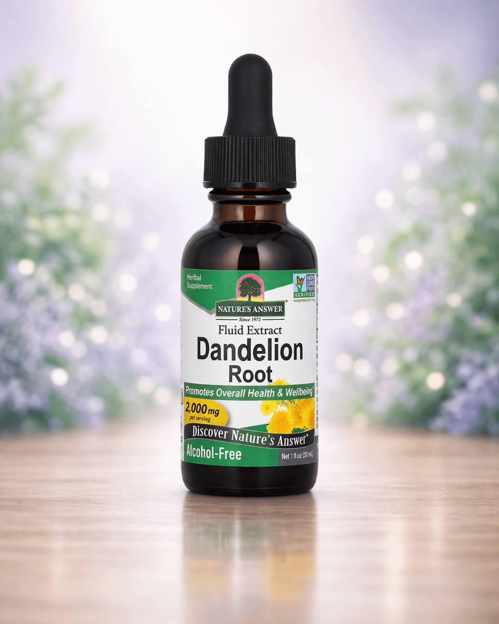 Nature's Answer, Fluid Extract, Dandelion Root, Alcohol Free, 2,000 mg, 1 fl oz (30 ml)